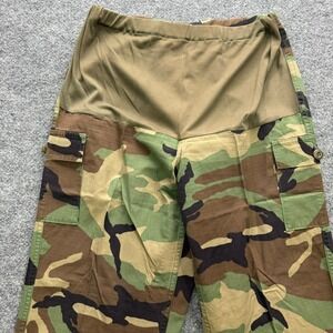 American Apparel Maternity Camouflage Pants Womens Sze 30 Woodland Work Uniform